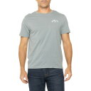 【送料無料】 ハーレー メンズ Tシャツ トップス Hurley Stripey Sunrise Graphic T-Shirt - Short Sleeve Gladiator Grey