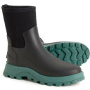 【送料無料】 ハンター レディース ブーツ・レインブーツ シューズ HUNTER City Explorer Short Rain Boots - Waterproof (For Women) Black/Teal Tempo