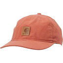 【送料無料】 カーハート レディース 帽子 アクセサリー Carhartt 100289 FastDryR Cotton Canvas Baseball Cap Terracotta