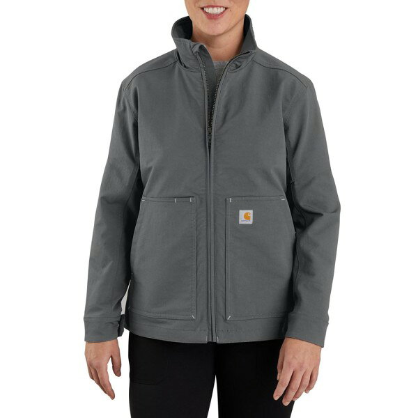 【送料無料】 カーハート レディース ジャケット・ブルゾン アウター Carhartt 105536 Super Dux Lightweight Softshell Jacket - Relaxed Fit Gravel