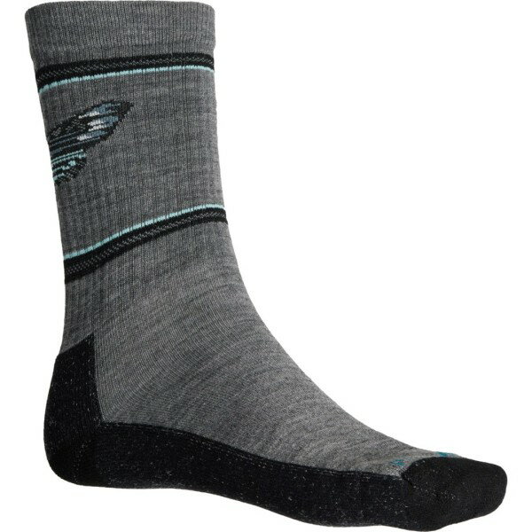 スマートウール レディース アンダーウェア 靴下 SmartWool Everyday Mystic Moth Pattern Socks - Merino Wool Crew (For Women) Medium Gray グレー