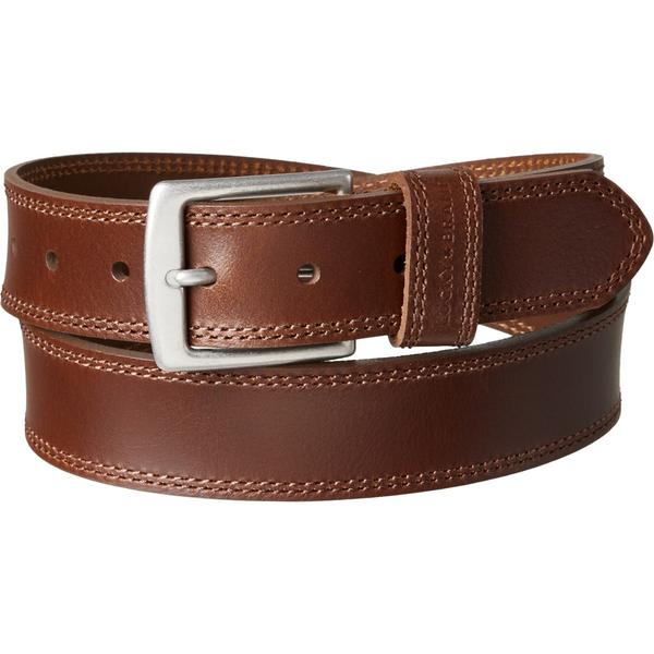 ラッキーブランド メンズ アクセサリー ベルト レザー Lucky Brandouble-Stitched Hand-Tacked Belt - ..