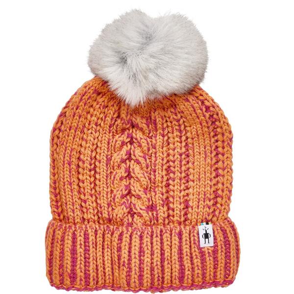 スマートウール レディース アクセサリー 帽子 SmartWool Ski Town Beanie - Merino Wool Apricot アプ..