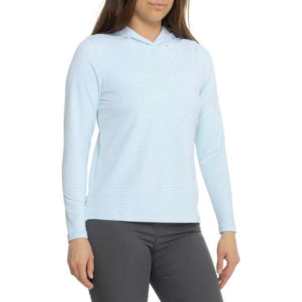 ピーター・ミラー レディース アウター パーカー・スウェット Peter Millar Vista Stripe Pine Hoodie ..