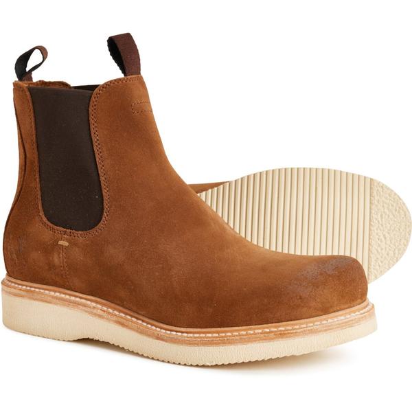 �ե饤 ��� ���塼�� �֡��ġ��쥤��֡��� �������� �����륷�� Frye Hudson Chelsea Wedge Boots - Suede (For ...