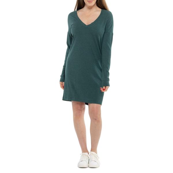 ロル レディース トップス ワンピース Vネック Lole Traverse V-Neck Dress - Long Sleeve Amazonia Heather - V816 ヘザー
