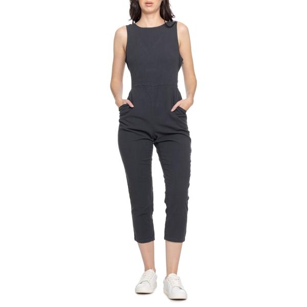 マリーン レイヤー レディース ボトムス カジュアルパンツ ノースリーブ ジャンプスーツ Marine Layer Eloise Belted Jumpsuit - Sleeveless Phantom