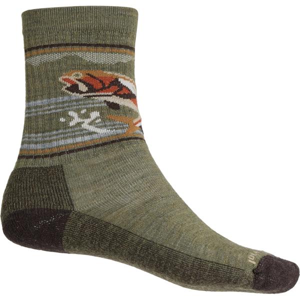 スマートウール メンズ アンダーウェア 靴下 SmartWool Everyday Hookset Socks - Merino Wool Crew (For Men and Women) Winter Moss