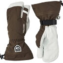 【送料無料】 ヘストラ メンズ 手袋 アクセサリー Hestra Army Leather Heli Ski 3-Finger Mittens Espresso