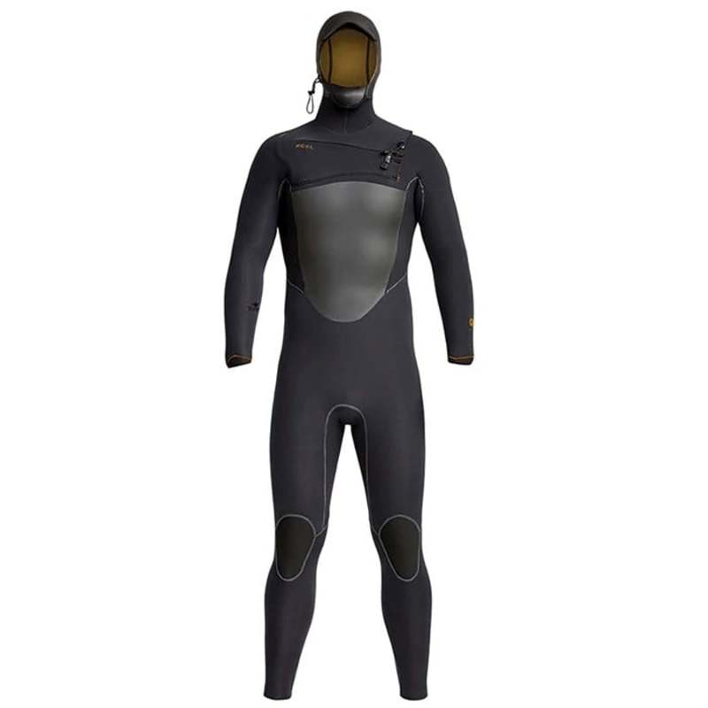 【送料無料】 エクセル メンズ 上下セット 水着 XCEL 5/4 Drylock Hooded Wetsuit Black 2