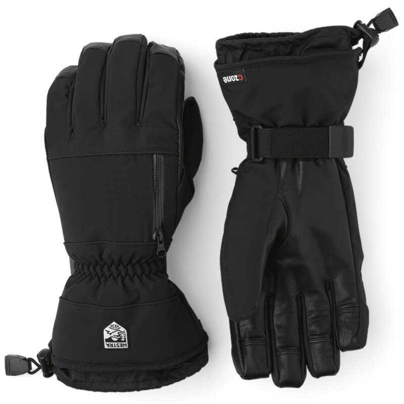 【送料無料】 ヘストラ メンズ 手袋 アクセサリー Hestra CZone Pointer 5-Finger Gloves Black