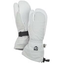 【送料無料】 ヘストラ レディース 手袋 アクセサリー Hestra Heli 3-Finger Mittens - Women's Misty Grey/Of...