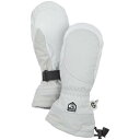 【送料無料】 ヘストラ レディース 手袋 アクセサリー Hestra Heli Mittens - Women's Misty Grey/Off White