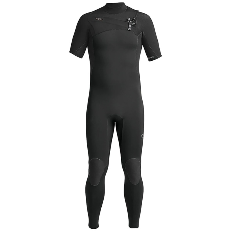 【送料無料】 エクセル メンズ 上下セット 水着 XCEL Comp X Short Sleeve 2mm Fullsuit Black