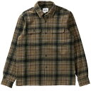 【送料無料】 リズム メンズ シャツ トップス Rhythm Check Long-Sleeve Shirt Olive