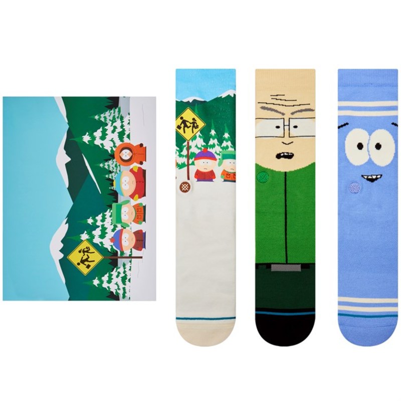 【送料無料】 スタンス メンズ 靴下 アンダーウェア Stance South Park Box Set Socks Multi