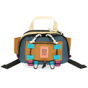 【送料無料】 トポ デザイン メンズ ボディバッグ ウエストポーチ バッグ Topo Designs Mountain Hip Pack Khaki/Pond Blue