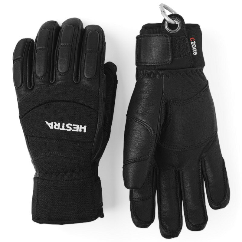 【送料無料】 ヘストラ メンズ 手袋 アクセサリー Hestra Vertical Cut CZone 5-Finger Gloves Black/Black