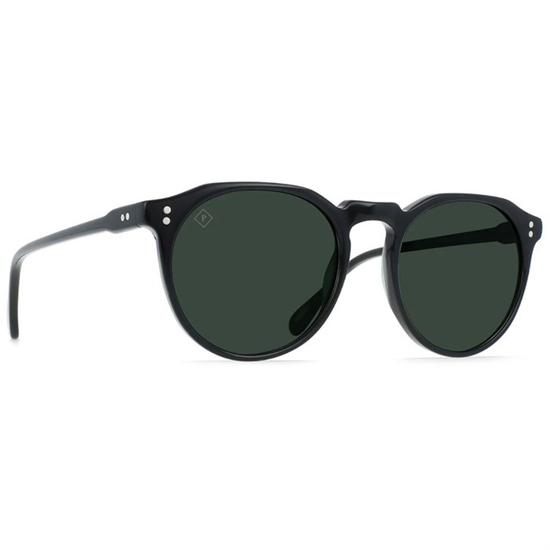 楽天ReVida 楽天市場店【送料無料】 レイン メンズ サングラス・アイウェア アクセサリー RAEN Remmy 52 Sunglasses Recycled Black/Green Polarized