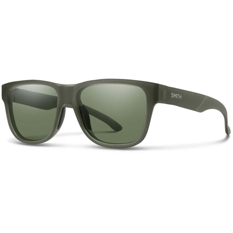 ̵ ߥ  󥰥饹 ꡼ Smith Lowdown Slim 2 Sunglasses Matte Moss Crystal/ChromaPop Polarized Gray Green