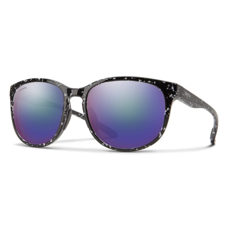 【送料無料】 スミス メンズ サングラス・アイウェア アクセサリー Smith Lake Shasta Sunglasses Black Marble/ChromaPop Polarized Violet Mirror