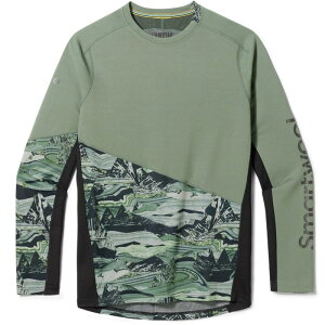 ̵ ޡȥ  T ȥåץ Smartwool Mountain Bike Long Sleeve Jersey Sage Marble Giants Print