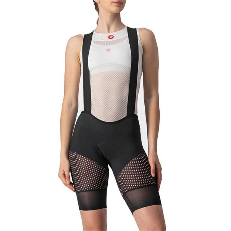 【送料無料】 カステリ レディース ハーフパンツ・ショーツ ボトムス Castelli Unlimited DT Liner Bib Liner Shorts - Women's Black