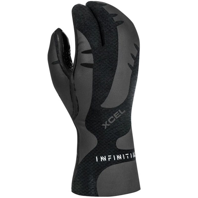 【送料無料】 エクセル メンズ 手袋 アクセサリー XCEL 5mm Infiniti 3-Finger Lobster Claw Wetsuit Gloves Black