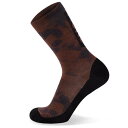 yz XC Y C A_[EFA MONS ROYALE Atlas Crew Print Sock Copper Tie-Dye