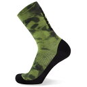 【送料無料】 モンスロイヤル メンズ 靴下 アンダーウェア MONS ROYALE Atlas Crew Print Sock Limelight Tie-Dye(4)