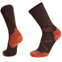 【送料無料】 ルベント メンズ 靴下 アンダーウェア Le Bent Light Cushion Crew Hike Socks Chocolate Torte