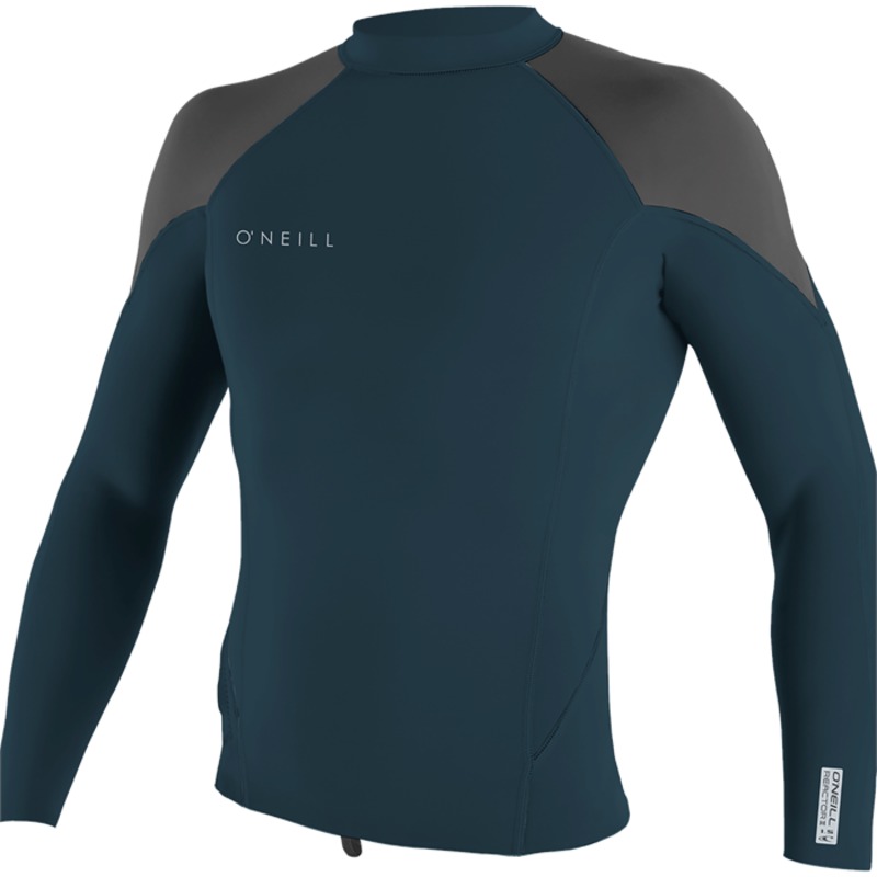 ̵ ˡ  岼å  O'Neill 1.5mm Reactor-2 Long Sleeve Top Cadet Blue/Graphite/Cool Gray