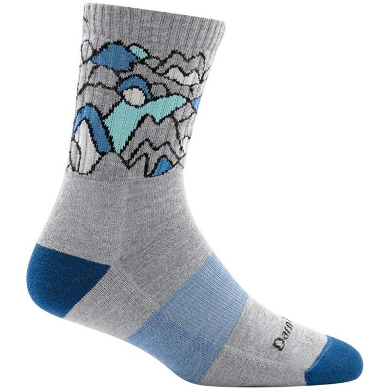 yz _[^t fB[X C A_[EFA Darn Tough CoolmaxR Zuni Micro Crew Cushion Socks - Women's Light Gray