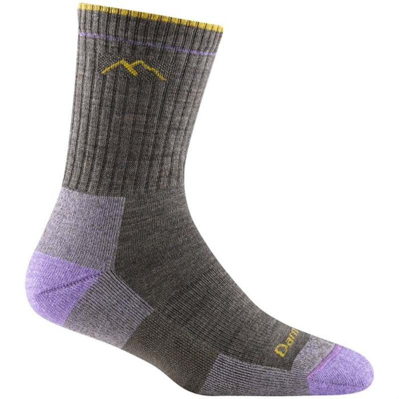 yz _[^t fB[X C A_[EFA Darn Tough Hiker Micro Crew Midweight Cushion Socks - Women's Taupe