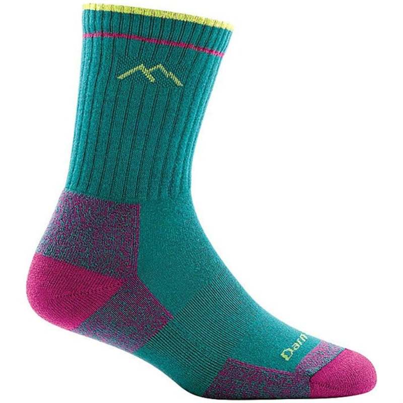 yz _[^t fB[X C A_[EFA Darn Tough Hiker Coolmax Micro Crew Midweight Cushion Socks - Women's Teal