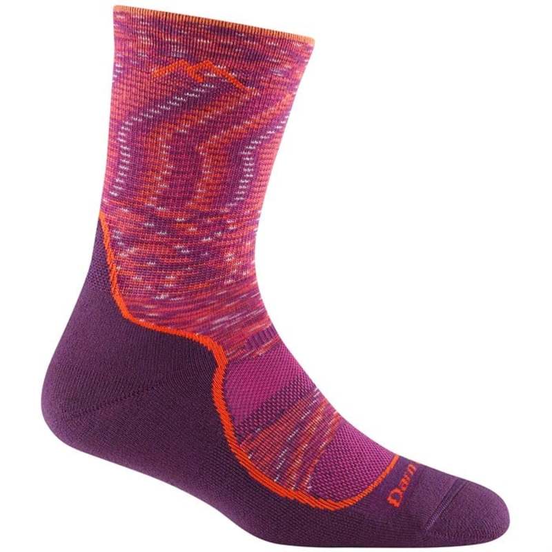 yz _[^t fB[X C A_[EFA Darn Tough Hiker Micro Crew Lightweight Cushion Socks - Women's Lunar Pink