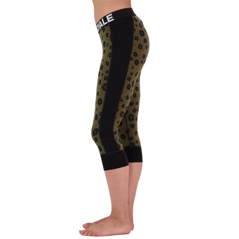 yz XC fB[X MX {gX MONS ROYALE Cascade Merino Flex 200 3/4 Leggings - Women's Aoraki Lily