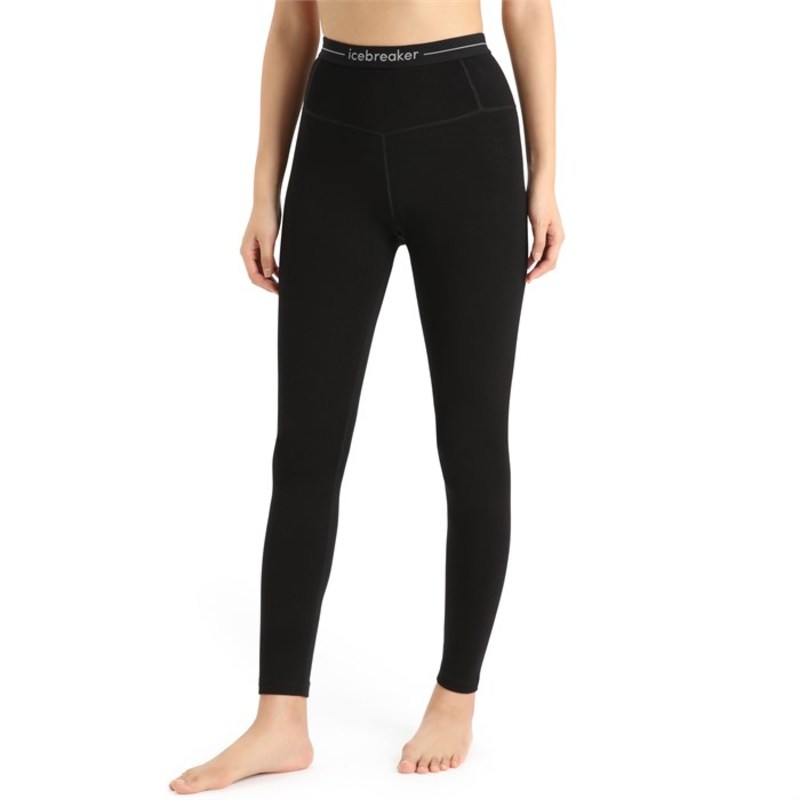 【送料無料】 アイスブレーカー レディース レギンス ボトムス Icebreaker 260 Tech High Rise Leggings - Women's Black 1