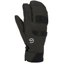 yz SfB[j Y  ANZT[ Gordini Cirque 3 Finger Mittens Black