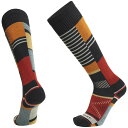 【送料無料】 ルベント メンズ 靴下 アンダーウェア Le Bent Oaken Midweight Snow Socks Molten Lava