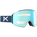 【送料無料】 アノン メンズ サングラス・アイウェア アクセサリー Anon M4 Cylindrical MFI Goggles Nightfall/Perceive Variable Blue+Perceive Cloudy Pink