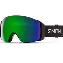 【送料無料】 スミス メンズ サングラス・アイウェア アクセサリー Smith 4D MAG Goggles Black/ChromaPop Sun Green...