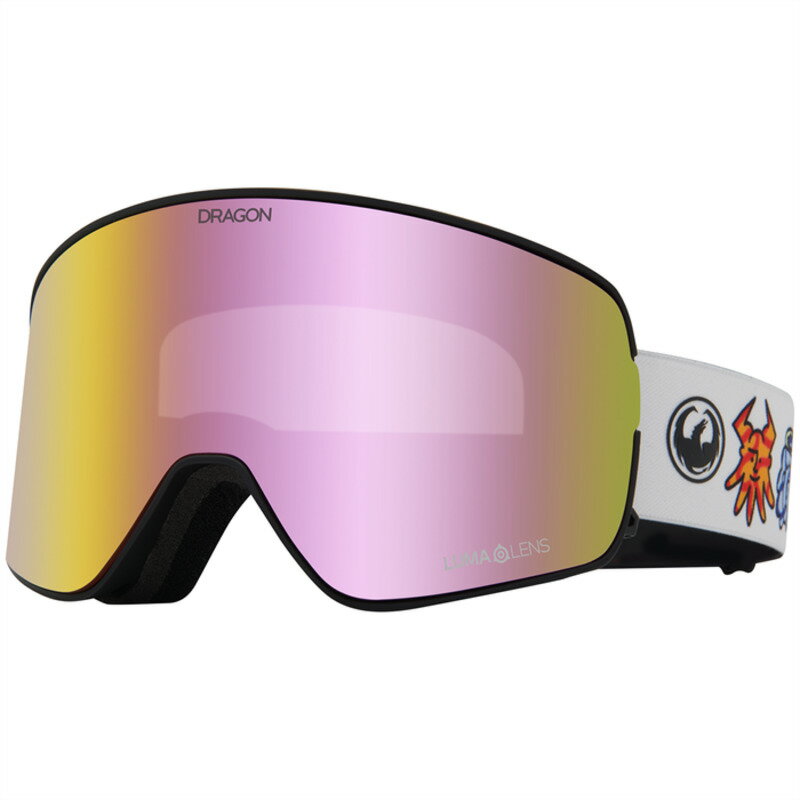 【送料無料】 ドラゴン メンズ サングラス アイウェア アクセサリー Dragon NFX2 Goggles Forest Bailey/LumaLens Pink Ion LumaLens Midnight