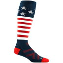 【送料無料】 ダーンタフ メンズ 靴下 アンダーウェア Darn Tough Captain America Over-the-Calf Light Socks Stars and Stripes