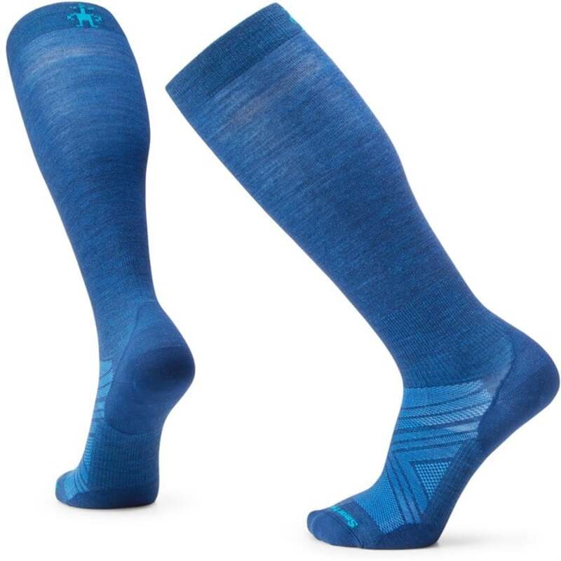 楽天ReVida 楽天市場店【送料無料】 スマートウール メンズ 靴下 アンダーウェア Smartwool Zero Cushion Extra Stretch OTC Socks Alpine Blue