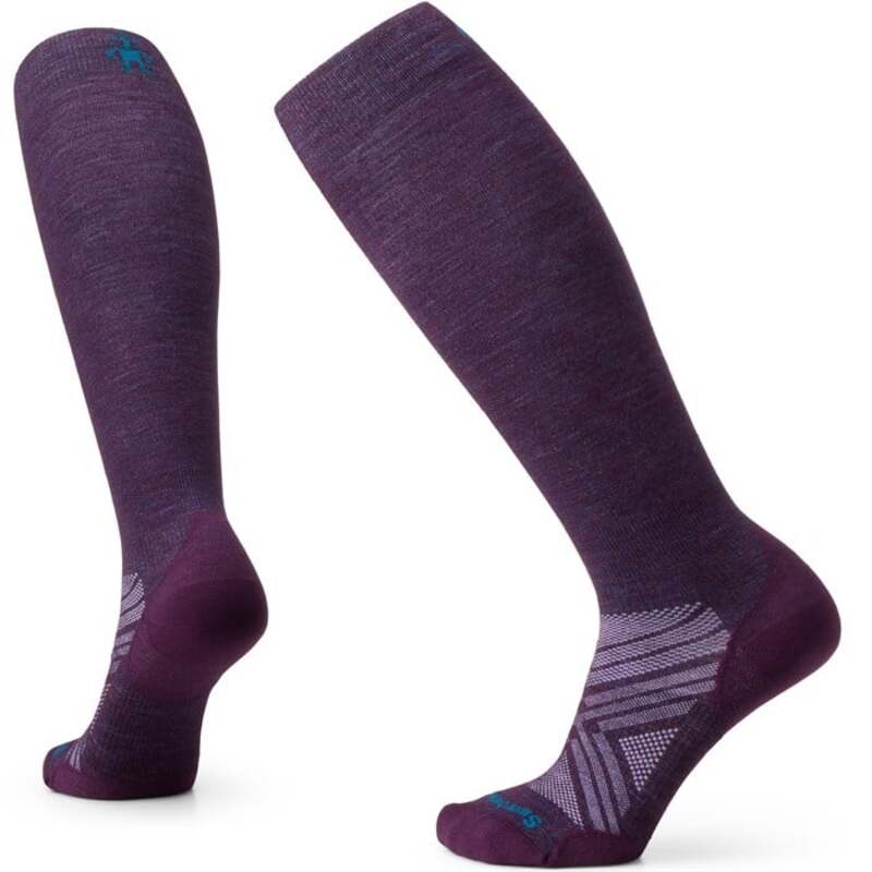 yz X}[gE[ fB[X C A_[EFA Smartwool Zero Cushion Extra Stretch OTC Socks - Women's Purple Iris