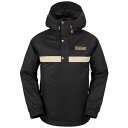 【送料無料】 ボルコム メンズ ジャケット・ブルゾン アウター Volcom Longo Pullover Jacket Black