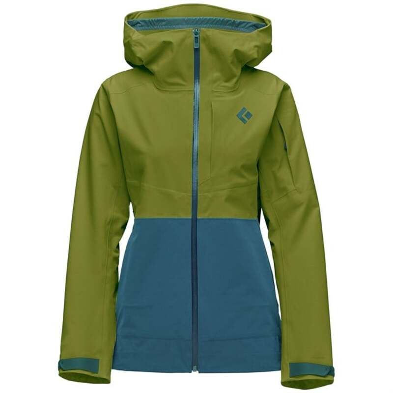 【送料無料】 ブラックダイヤモンド レディース ジャケット・ブルゾン シェルジャケット アウター Black Diamond Recon Stretch Ski Shell Jacket - Women's Crag Green/Creek Blue