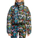 ロキシー ブルゾン レディース 【送料無料】 ロキシー レディース ジャケット・ブルゾン アウター Roxy X Rowley Short Puffer Jacket - Women's True Black/Multifloral