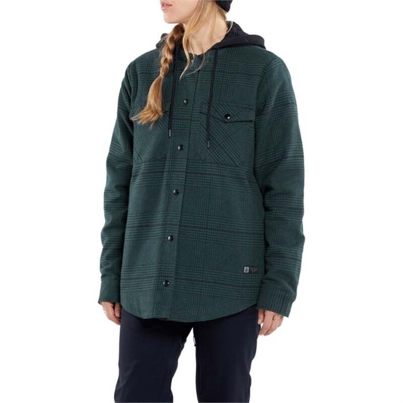 【送料無料】 ボルコム レディース ジャケット・ブルゾン アウター Volcom Insulated Flannel - Women'..